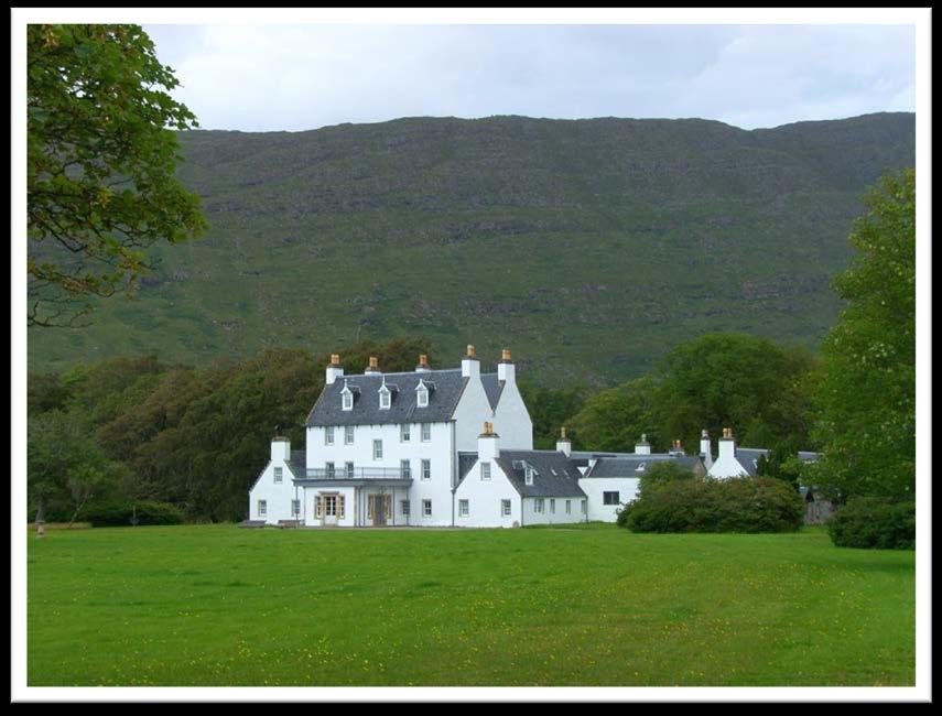 Applecross House (The fine white mansion ) today John MacKenzie of Applecross appears again briefly at the end of the rising.