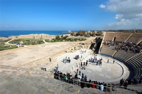 PEARLS OF THE WESTERN GALILEE (Caesarea, Haifa, Acre & Rosh Hanikra grottos) Drive along the coastal road to Caesarea, the ancient Roman capital and port; Enjoy a walking tour of the theatre and the