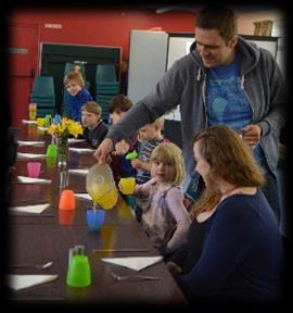 Messy Church sessions close with a family meal. Prayer Meeting As a church fellowship we believe very much in the Messy Church power of prayer.