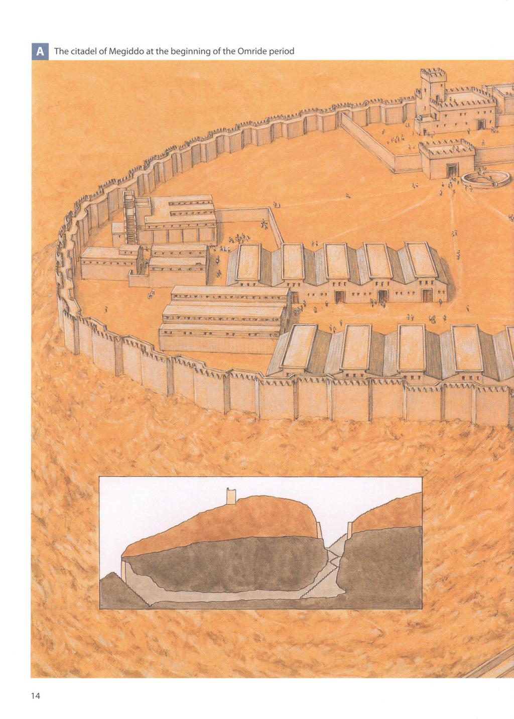 14 The citadel of Megiddo at