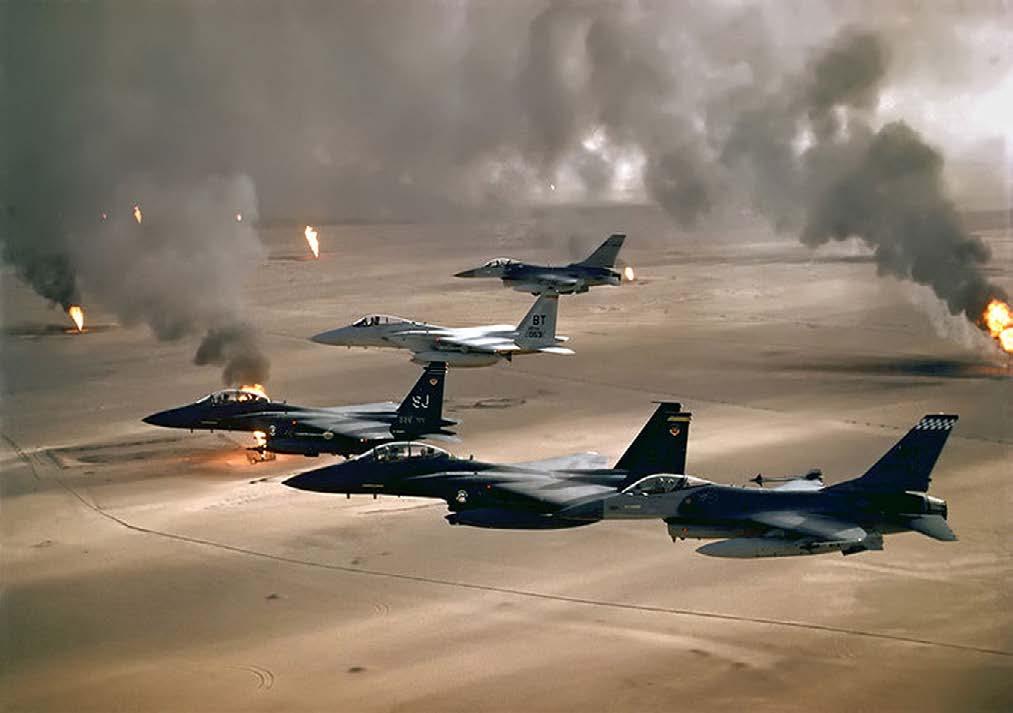 Part II 19 holding down oil prices to slow Iraq s economic recovery from the Iran-Iraq War. Eight days later, 100,000 Iraqi troops poured across the border into Kuwait.