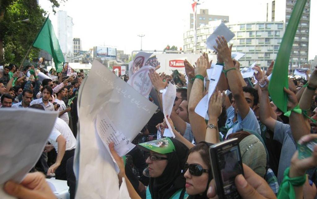 28 Part III In mid-2009, hundreds of thousands of Iranians protested the results of the presidential election, which they believed had been rigged.