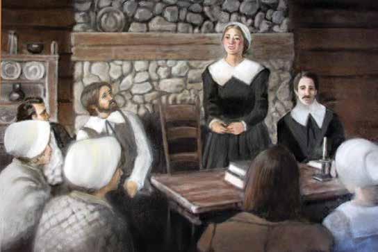 Puritan leaders did not like that Anne Hutchinson disagreed with them. A Successful Colony As the number of towns in Rhode Island grew, the people wanted to have their own official colony.