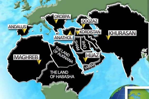 of 2016. The Islamic State s plan for the future (seen in Figure 1) includes expansion throughout the Middle East, Northern Africa, and parts of Europe. 50 Figure 1.