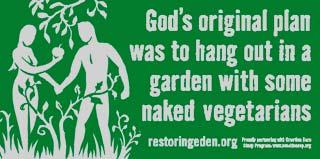 God s original plan was to hang out in a garden