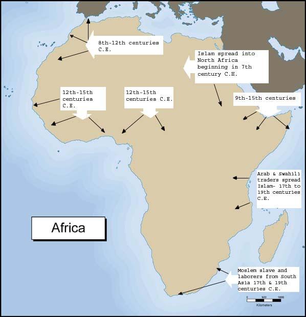 Spread of Islam: conversion Spread of Islam Into Africa: 7 th -19 th C.