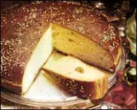 RECIPE OF THE MONTH Vasilopita LOOKING AHEAD IN 2018 PROMISE YOURSELF To be so strong that nothing can disturb your peace of mind Preheat oven to 350 degrees Grease 10 round pan 2 sticks unsalted