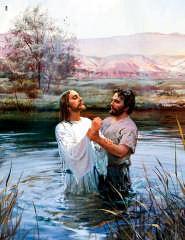 If there isn t a baptismal font nearby, streams or other pools of water are
