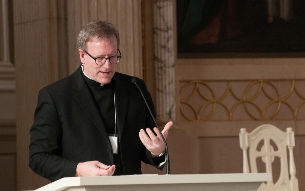 Seven Marks of a New Evangelist BY BISHOP ROBERT BARRON During his brief tenure as rector of Mundelein Seminary (2012-2015), Fr.