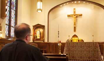 Our goal is to help seminarians develop a spiritual foundation for a lifetime of priestly ministry.