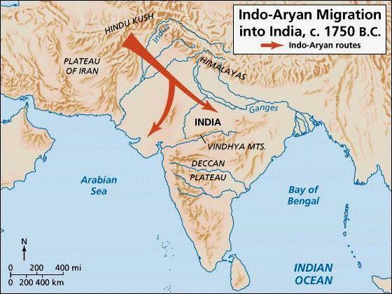 Arrival of the Aryans 1500 BC Aryans migrate into the valley No cities, no physical