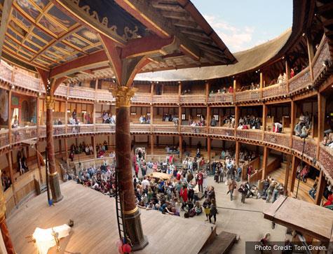 The Globe Erected in 1599, The Globe was London s first theater built by and for actors.