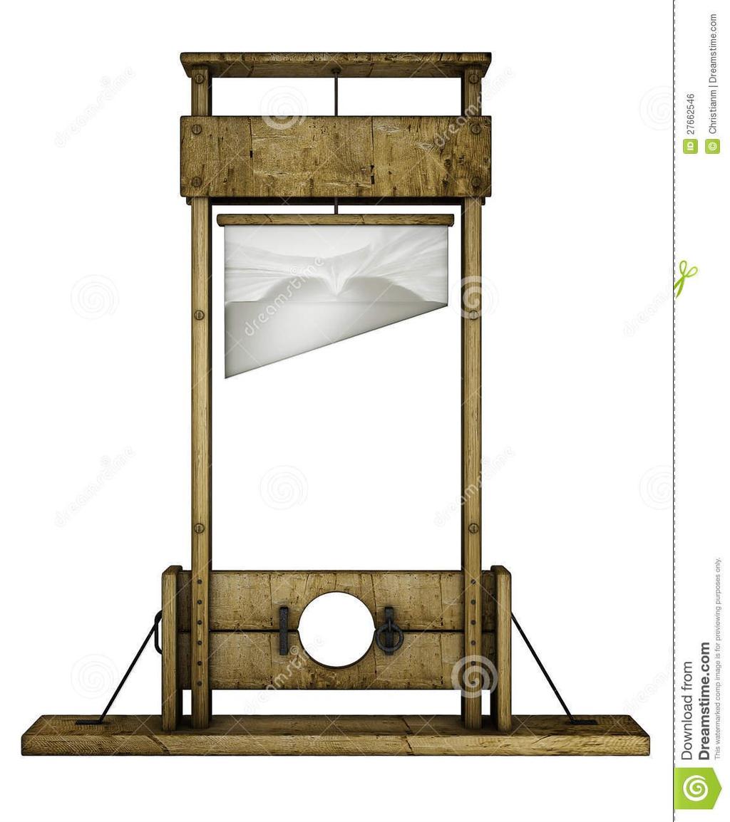 Death By Guillotine Guillotine invented as an efficient humane form of execution Inventor was executed by his