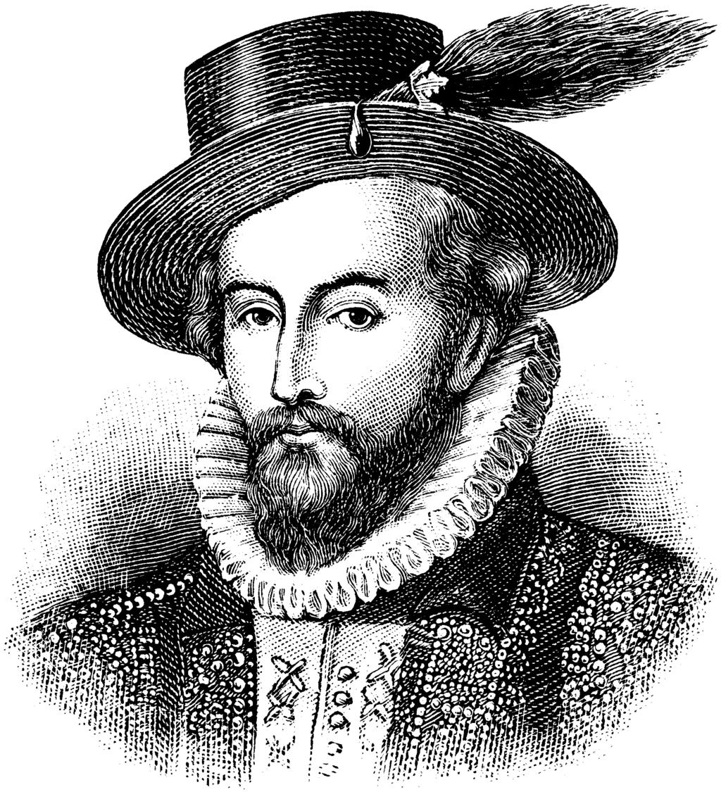 Sir Walter Raleigh Roanoke Sir Walter Raleigh was an English explorer, soldier and writer. At age 17, he fought with the French Huguenots and later studied at Oxford.