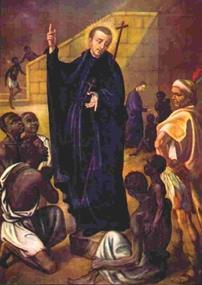 PETER CLAVER Feast Day: September 9 Canonized: January 15, 1888 Beatified: September 21, 1851 Peter Claver walked to the dock. He saw the ship that came from Africa. Peter saw guards outside the ship.