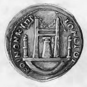 204 STEPHANIE L. BUDIN Fig. 10: Roman-era coin with Palaepaphos baetyl. Drawing by Paul C. Butler. 1.3.