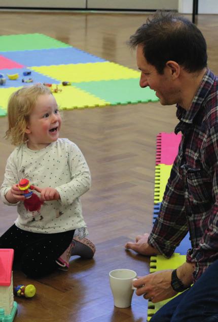 The Parent and Toddler Group This group meets during term time for play and chat on Fridays between 1:30 and 3:00pm.