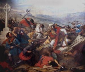 Charles Martel Defeated the Muslims at the Battle of
