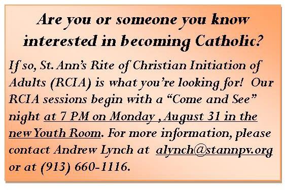 Registration is Now Open! Preschool 8 th Grade & Sacramental Prep Mondays from 4:30-5:30 PM /SOR St.