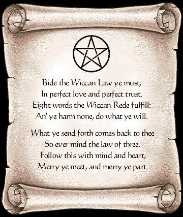Wiccan Ethics Wiccan Rede An it harm