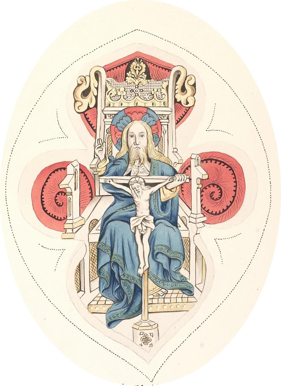 The Holy Trinity From a painting by Thomas Fisher in 1802 of a piece of