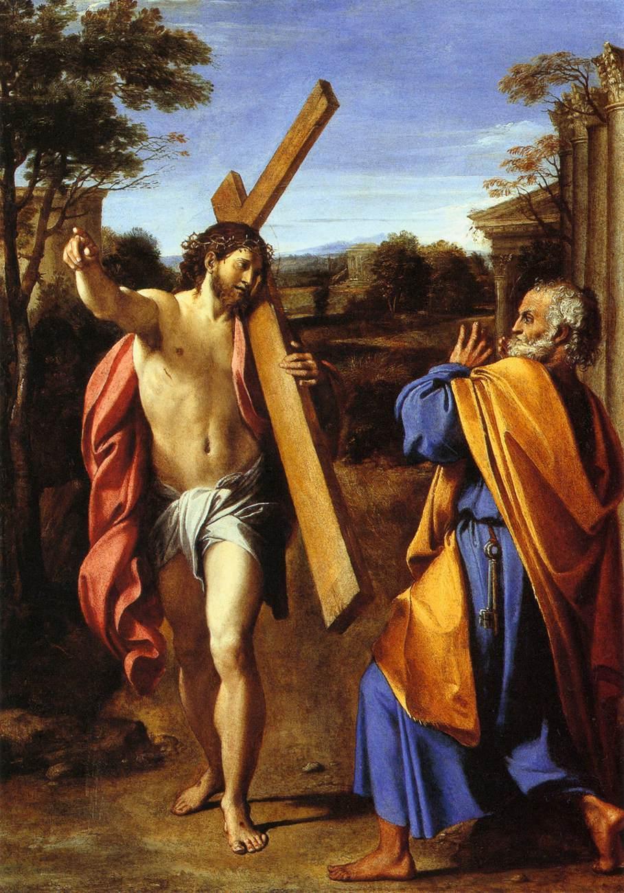 Annibale Carracci, Domine quo vadis?, 1601-02 Sixth Sunday of Easter If anyone loves me he will keep my word, and my Father will love him. We will come to him and make our home with him, alleluia.