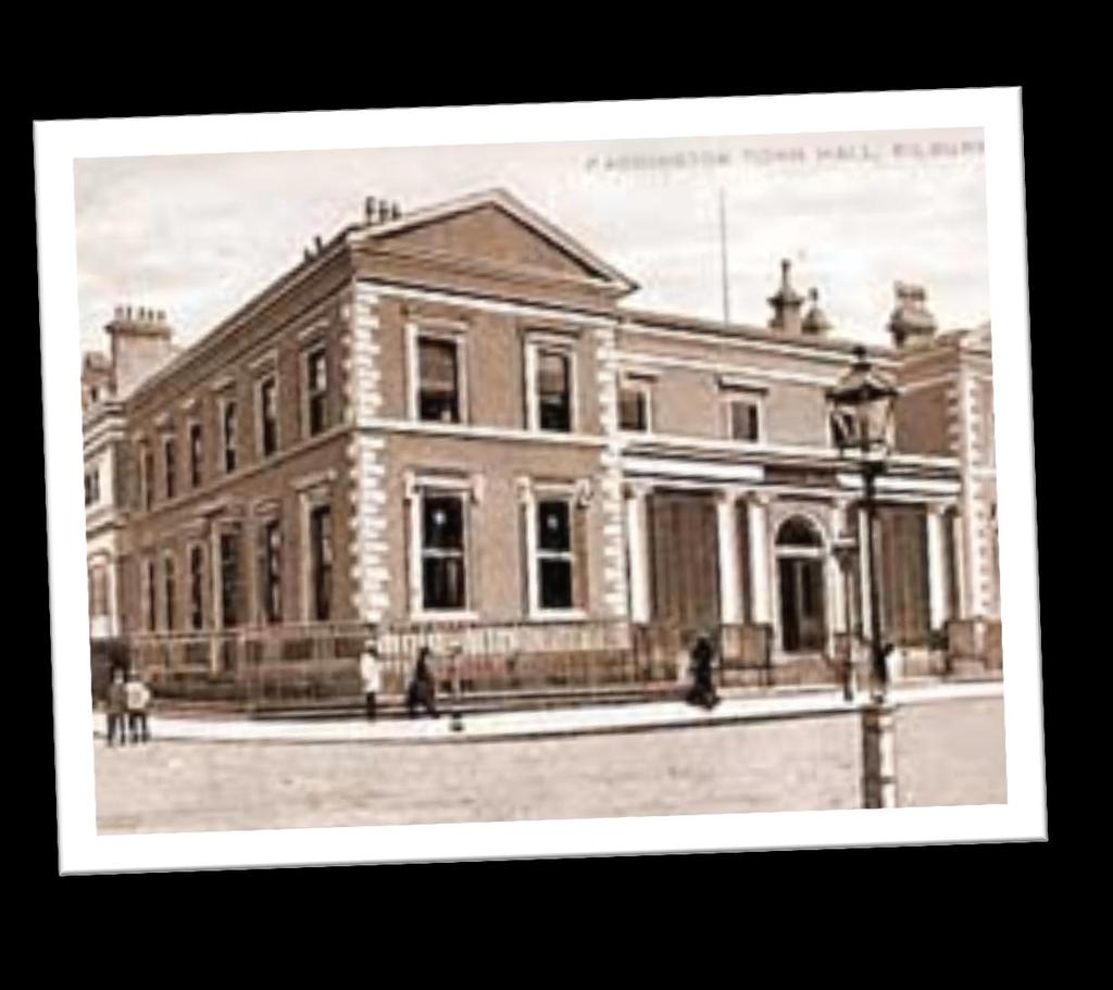 Kilburn Town Hall, 1890s This is where the alternative services were