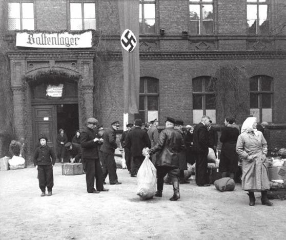 Darius Petkūnas The Baltenlager transit camp for Baltic germans in Posen. Bundesarchiv. german schools in these areas and because the Lithuanian language predominated in the congregations.