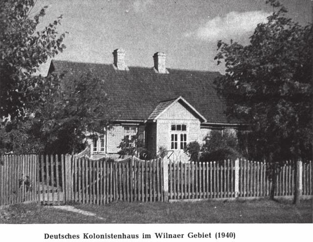 3. the nazi occupation house of german settlers in the vilnius region, 1940. Bilder 1968 Lithuanian germans was ever permitted to return to its former homeland.