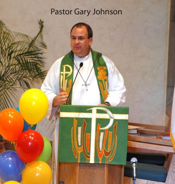 Recognition Celebrations Pastor Gary Johnson.
