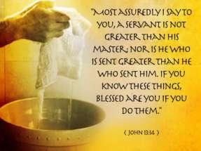 Sermon Maundy Thursday Text: John 13:1 15 6 He came to Simon Peter, who said to him, Lord, are you going to wash my feet?