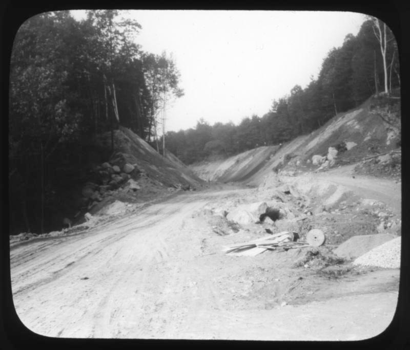 New Roads were built due to the damage the flood left behind LS06607_000 (Construction work for