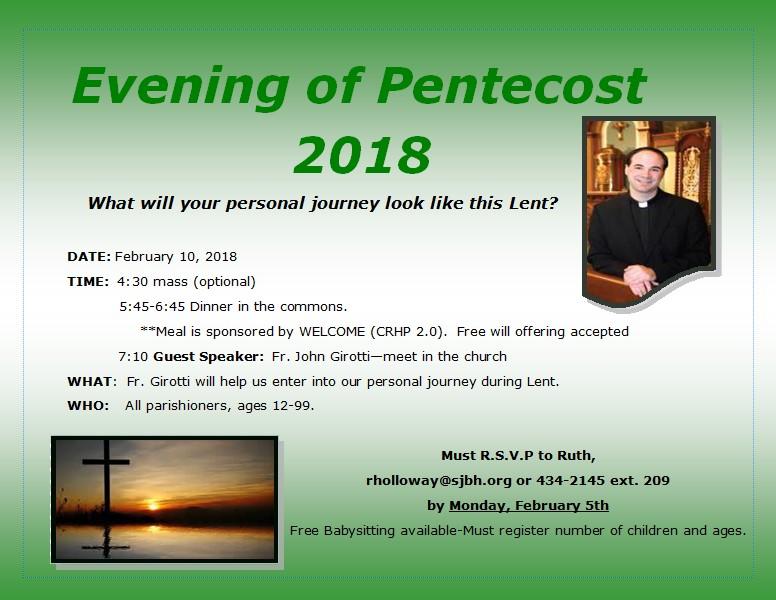 January 28, 2018 HOW IS YOUR PRAYER LIFE? Looking for something to do this Lenten Season? Do you find it easy to pray? Is prayer an integral part of your life?