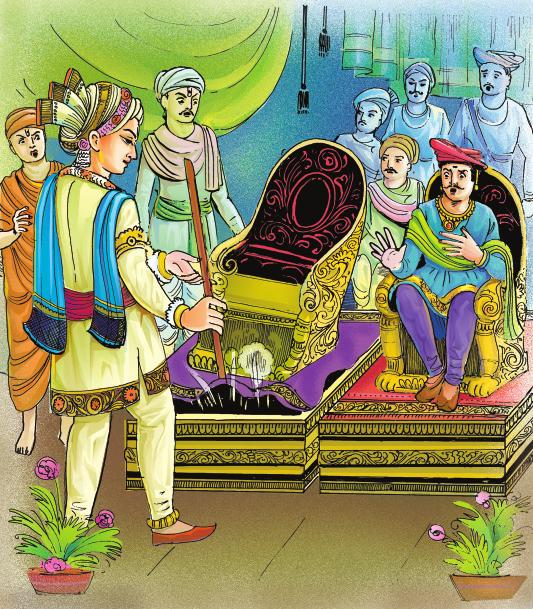 58 Sahajanand Charitra Bhagwan Swaminarayan exposes the cunning plot of the evil Suba of Ahmedabad 14) and conclude it ten days after this auspicious day.