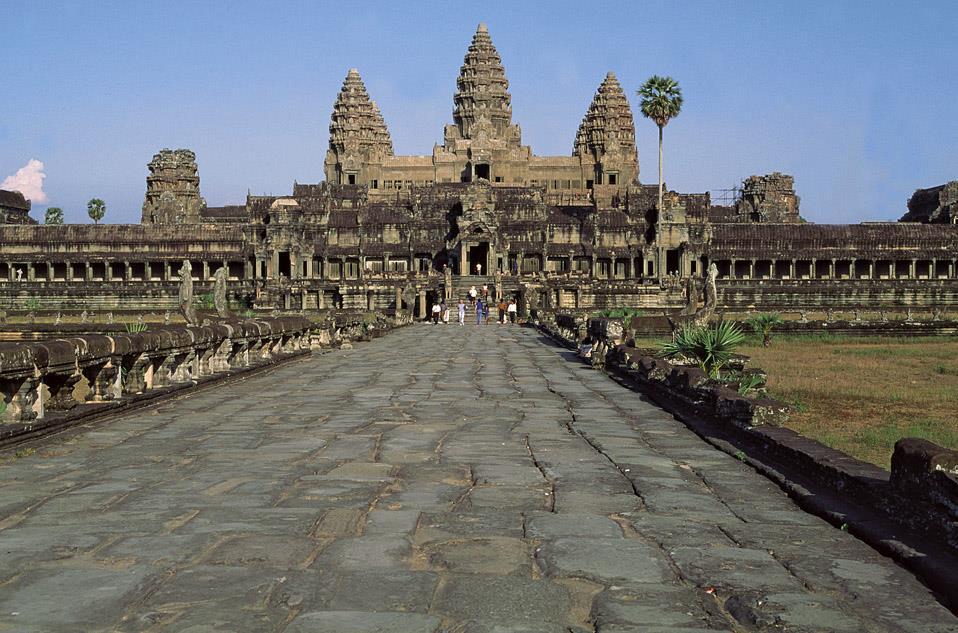 Angkor, the temple of Angkor Wat, and the city of Angkor Thom, Cambodia.