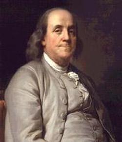 Ben Franklin God governs the affairs of men.