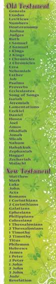 Matching Books of the Bible bookmarks NS2109, pg. 15 Bulletin Boards & More Banners Use these big, bold, colorful banners to create eye-catching displays or celebrate holidays and special occasions.