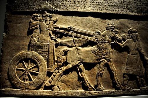 usurped Assyrian throne reigned 745-727 BC reorganized kingdom developed an efficient Assyrian army with superior equipment iron weapons (for bronze) composite bow siege engines army boots!