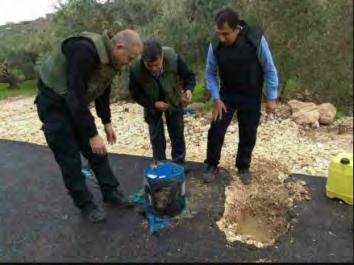 3 Adnan al-damiri, spokesman for the PA security forces, said the way the IEDs were found served the residents of the West Bank.