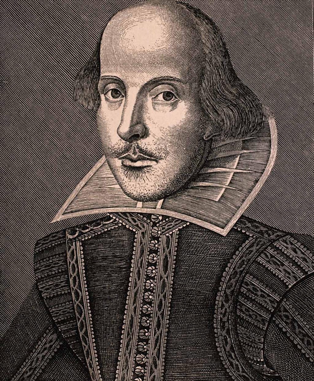 William Shakespeare This portrait of William Shakespeare is
