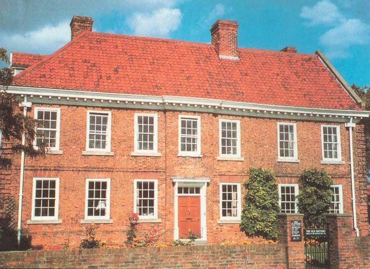 The Old Rectory, Epworth. Boyhood home of John and Charles Wesley. 1709 Queen Anne period house. Photographer: Colin J. Barton. Used by permission. Whitchurch.