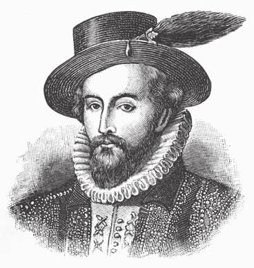 later. In 1584, a young man named Walter Raleigh, who was a great favorite of Queen Elizabeth I, sent out two ships to America.