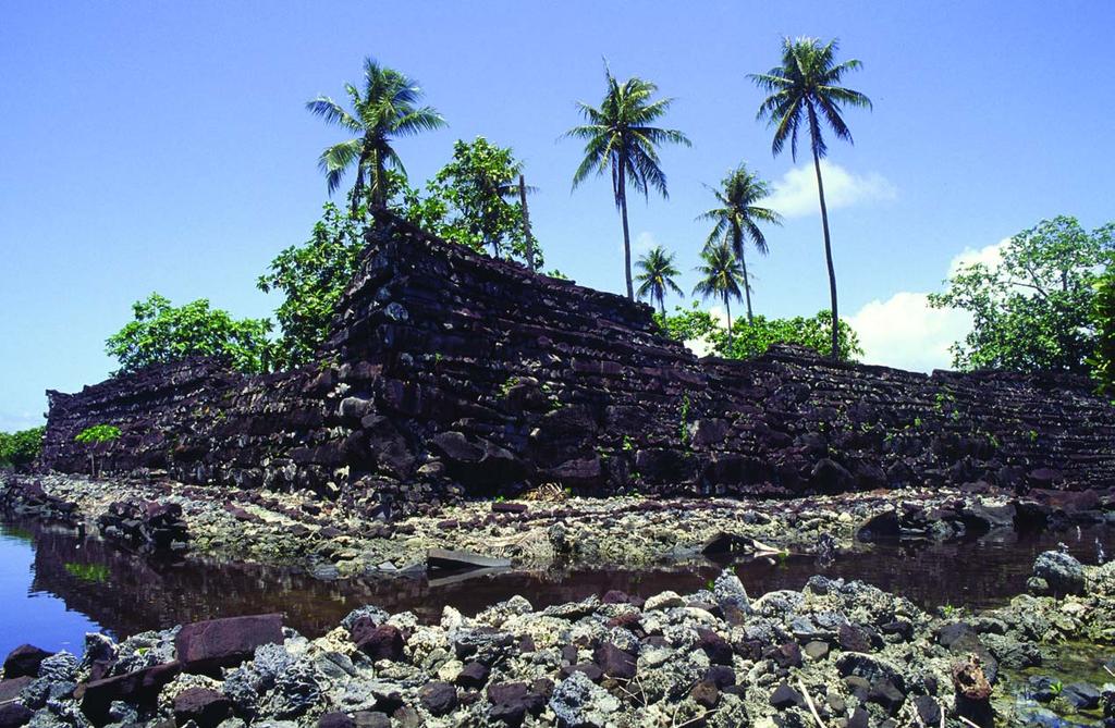 NAN MADOL Micronesia AD 500 1500 Saudeleur Dynasty The remains of the lost city of Nan Madol lie a short distance from the southeast shore of Temwen Island, Micronesia.