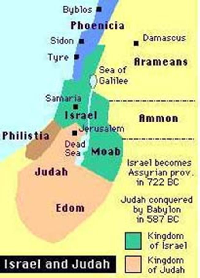 Israel Suffers Division & Conquest High taxes & revolt led to split of