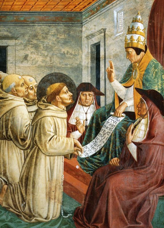 A less typical mendicant order was founded by an austere Spaniard, St. Dominic (d.1221). He wanted his order, the Dominicans, to play a special role in combating heresy in the cities.