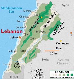 This valley is now called the Beka a Valley and is under control of Hezbollah This is further evidence that Hezbollah is somehow involved in the initial attack on Israel that triggers the destruction
