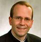 He is a Parochial Vicar in the Diocese of Covington, KY. He will be leading the Adoration Procession on Thursday evening.