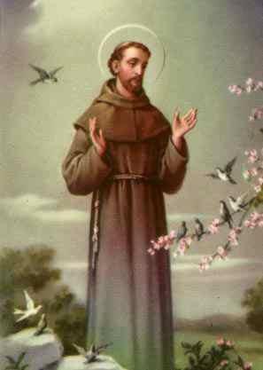 Saint Francis of Assisi Saint Francis was born in Assisi, Italy as the son of a wealthy merchant. He enjoyed a pleasurable lifestyle, but was soon disenchanted by worldly possessions.