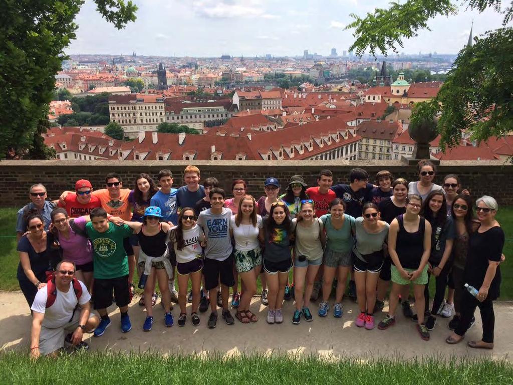Then, they journey to the Czech Republic to visit Prague, Terezin (Holocaust