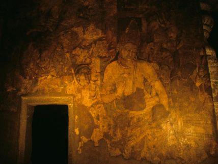 Bodhisattvas 475 CE Details of mural